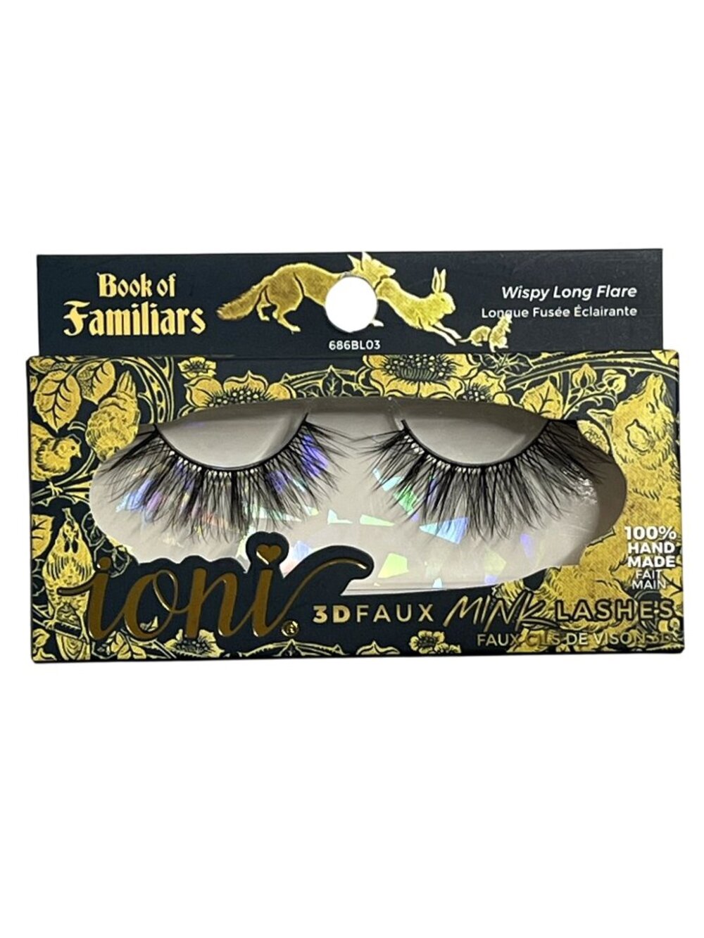 Ioni Book of Familiars Wispy Long Flare Lashes 3D Faux Mink